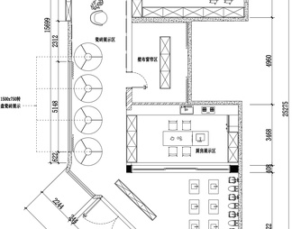 异形切角装修公司施工图