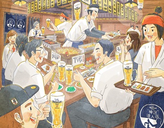 色彩卡通装饰画