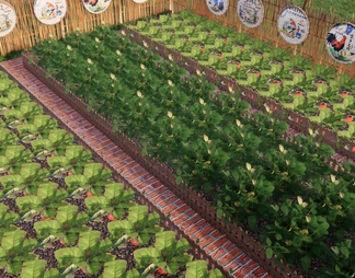 景观菜园菜地 一米菜园 幼儿园种植区 蔬菜种植箱 野趣菜园 共享农场 庭院景观