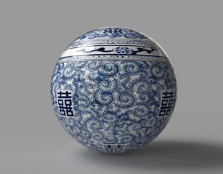 陶瓷_高光_青花