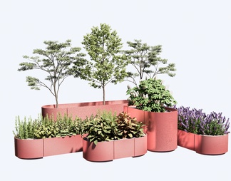 景观小品 移动花箱