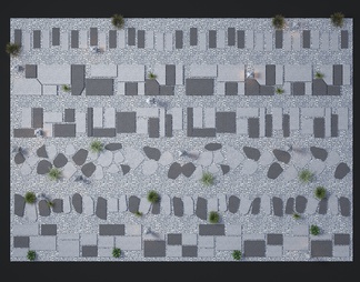 老石板 汀步 石板路