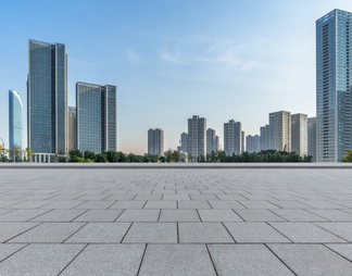 现代城市外景贴图