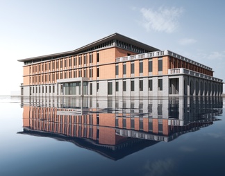 图书馆建筑 学校建筑 公共建筑