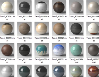  材质库新_陶瓷 V-Ray Material Library