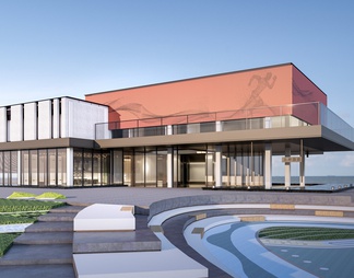 售楼部建筑 美术馆建筑 展馆建筑 公共建筑