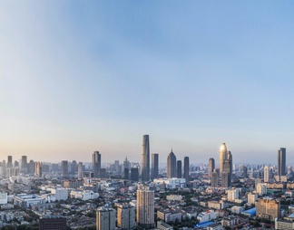 都市城市白天外景