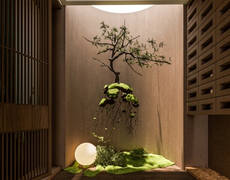 绿植盆栽景观