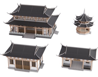 古建院落 斗拱 古建筑