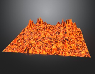 熔岩地形 火山 山脉 高山 岩浆地形 活火山
