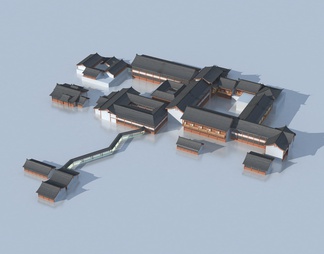 古建 古建商业街 商业街 古建建筑 建筑 