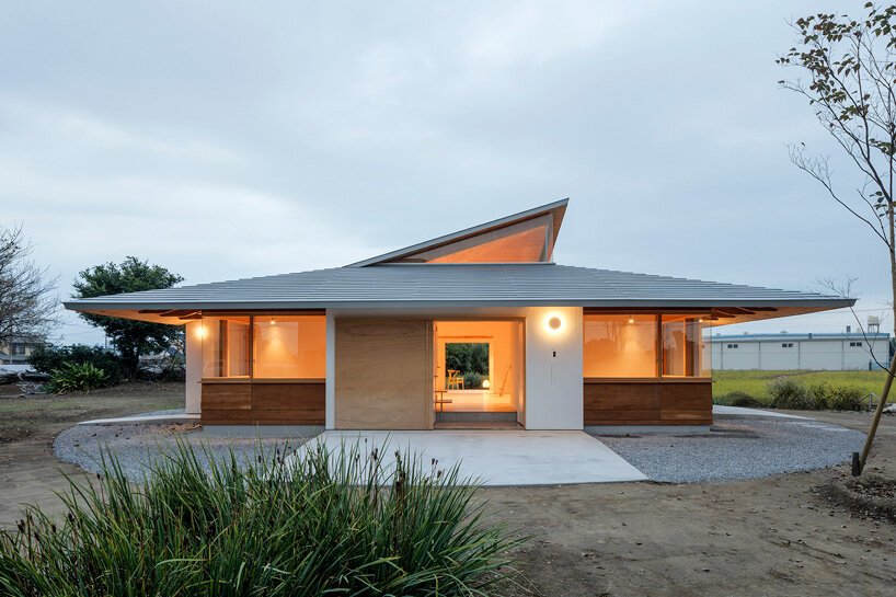 shinta hamada建筑师用大屋顶 三角形天窗登上日本"u屋"之巅